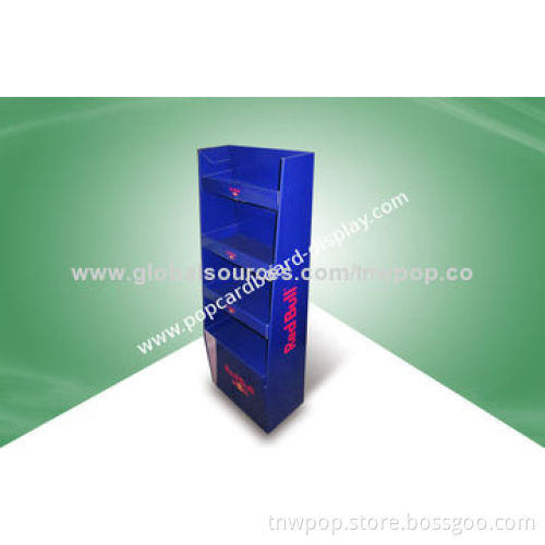 Fashionable POP floor display stand, popular design for beverage, eco-friendly, can be customizedNew